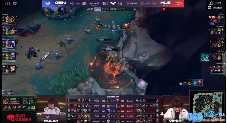 🎮蛇女酒桶有啥用？Chovy无解瑞兹全场贡献4万8伤害GEN击败HLE，带你解析这场激烈对局的精彩瞬间