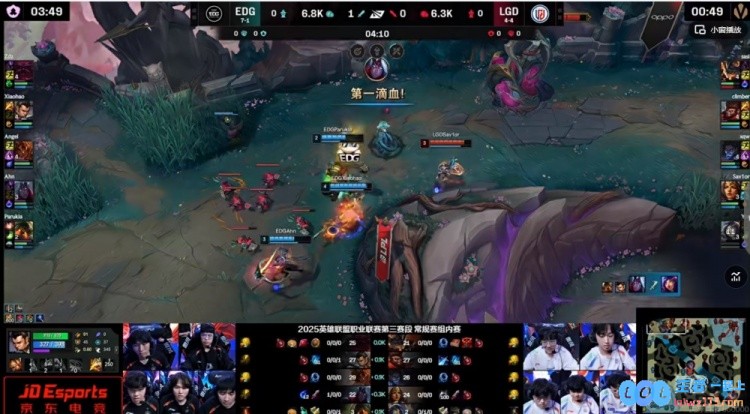 ?xqw绝活塞拉斯偷大七进七出EDG双C团战连续被秒LGD赢首局