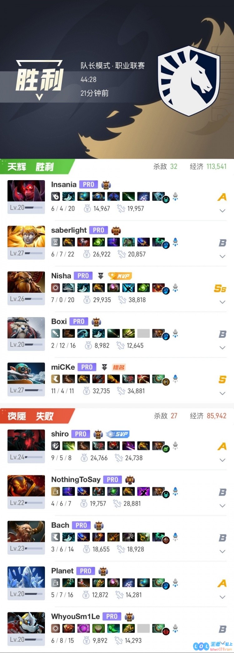 ?好变态的伤害！Nisha牛头跳大爆炸输出毁天灭地Liquid赢首局，精彩瞬间震惊全场