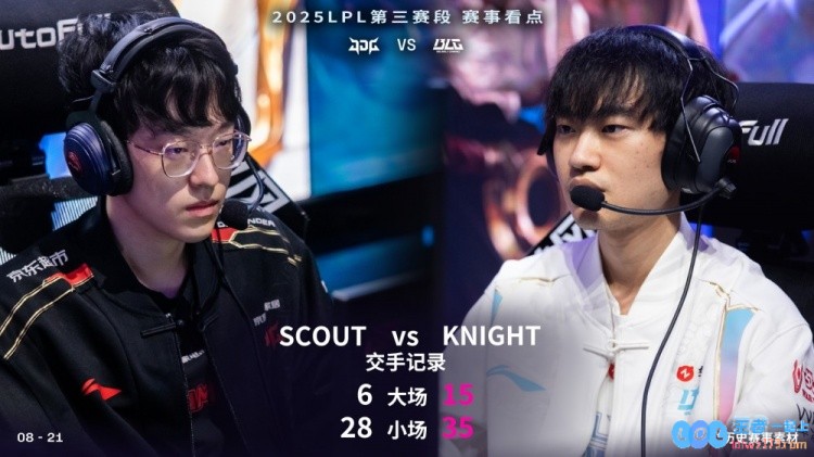 scout对阵knight交手记录：Knight选手以大场15胜和小场35胜领先，详解双方历史交战的精彩瞬间
