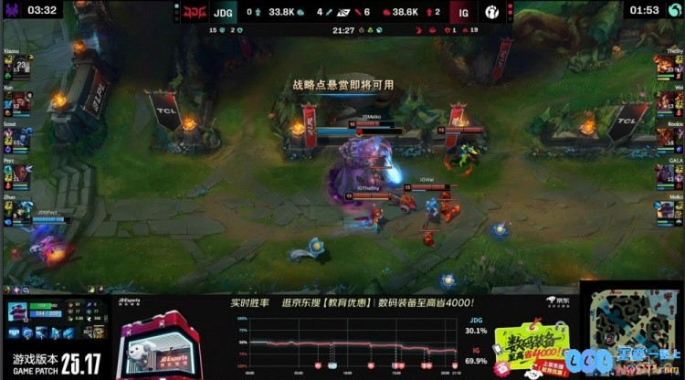 ?叫T1过来！Wei绞杀JDGGALA大雨瓢泼夺水龙iG3_1挺进S15，英雄战斗再续传奇