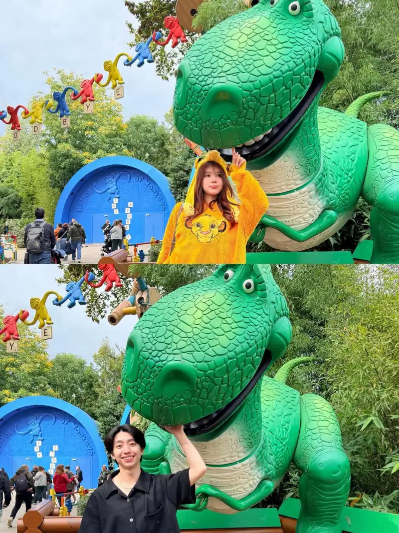 又秀恩爱！f0rsakeN跟女朋友去巴黎迪士尼甜蜜游玩