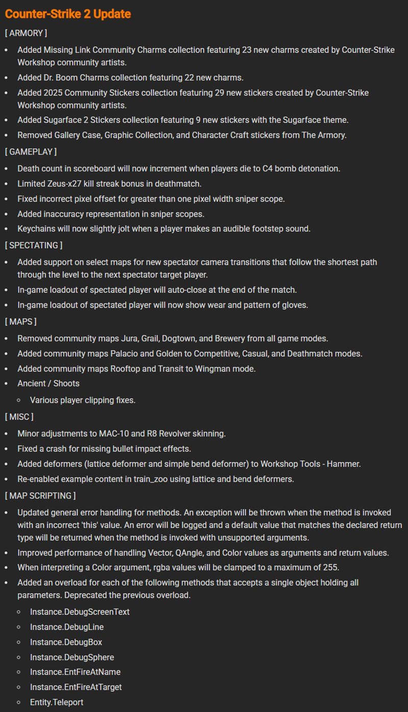 CS更新1002：武库挂饰贴纸更新，社区地图入列